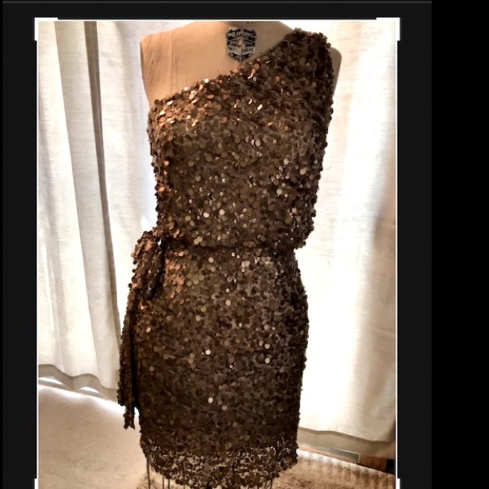AIDAN MATTOX SEQUIN DRESS